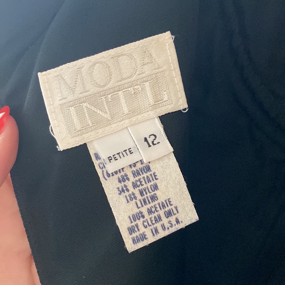 Vintage 90s Scallop Lace Dress - Picture 9 of 11